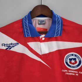 Retro Chile 1998 Home Long Sleeve Jersey - Image 2