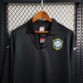 Retro Brazil 2004 Special Long Sleeve Jersey - Image 2