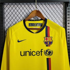 Retro Barcelona 2008/2009 Away Long Sleeve Jersey - Image 2