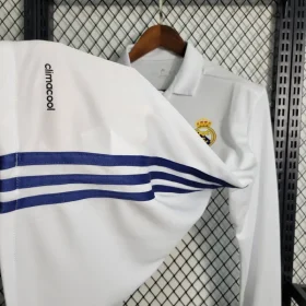 Retro Real Madrid 2016/17 Home Long Sleeve Jersey - Image 9