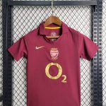 Retro Arsenal 2005/06 Home Kids Kit - Image 2