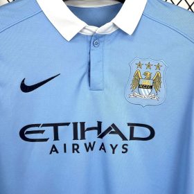 Retro Manchester City 2015/16 Home Jersey - Image 3
