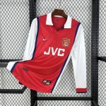 Retro Arsenal 1998/99 Home Long Sleeve Jersey