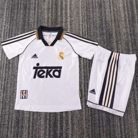 Retro Real Madrid 1998/00 Home Kids Kit