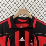 Retro AC Milan 2006/07 Home Kids Kit - Image 5