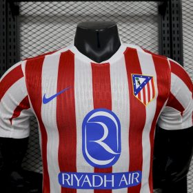 Mens Atletico Madrid 2025/26 Home Jersey Player Version - Image 5
