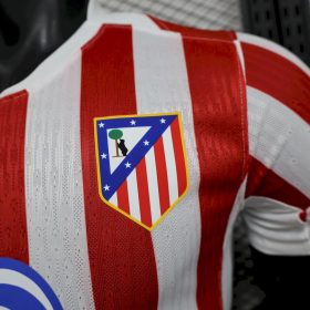Mens Atletico Madrid 2025/26 Home Jersey Player Version - Image 4