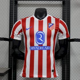 Mens Atletico Madrid 2025/26 Home Jersey Player Version