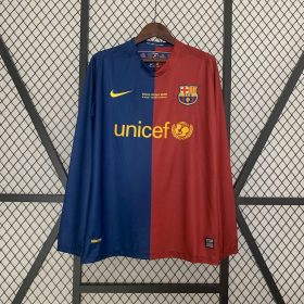 Retro Barcelona 2008/09 Home Long Sleeve Jersey