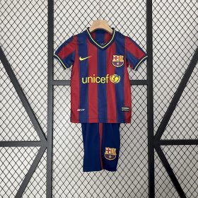Retro Barcelona 2009/10 Home Kids Kit