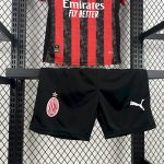 Kids AC Milan 2025/26 Home Kit - Image 4