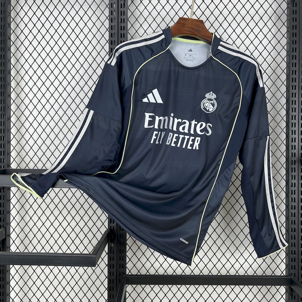 2025050114553118.jpg Mens Real Madrid 2025/26 Away Long Sleeve Jersey - Image 1