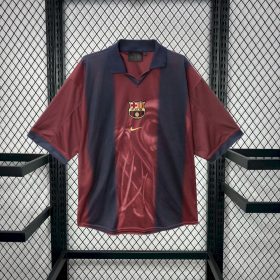 Mens Barcelona 2000/01 Home Retro Skeleton Jersey - Image 4