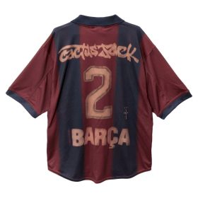 Mens Barcelona 2000/01 Home Retro Skeleton Jersey - Image 2