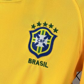 Retro Brazil 2010 Home Jersey - Image 6