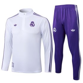 Mens Real Madrid 2025/26 Half-Zip Sweater+Pant 815