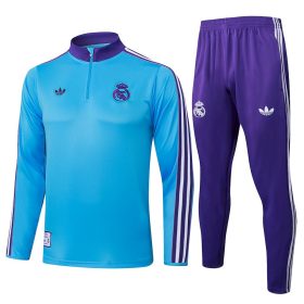 Mens Real Madrid 2025/26 Half-Zip Sweater+Pant 815