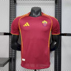 Mens AS Roma 2025/26 Home Jersey Player Version
