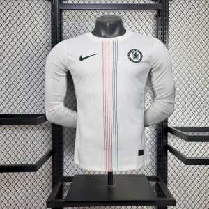 Mens Chelsea 2025/26 Away Long Sleeve Jersey Player Version