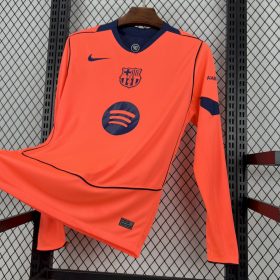 Mens Barcelona 2025/26 Third Long Sleeve Jersey - Image 3