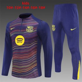 Kids Barcelona 2025/26 Half-Zip Sweater+Pant 14001