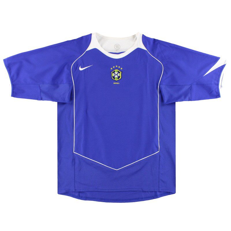 2d488bda9fbaf393.jpg Retro Brazil 2004/2006 Away Jersey - Image 1
