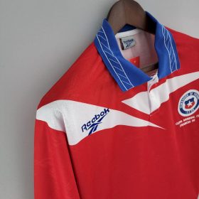 Retro Chile 1998 Home Long Sleeve Jersey - Image 6
