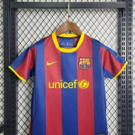 Retro Barcelona 2010/11 Home Kids Kit - Image 2