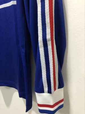 Retro France 1998 World Cup Home Long Sleeve Jersey - Image 8