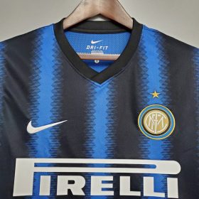 Retro Inter Milan 2010/11 Home Long Sleeve Jersey - Image 6
