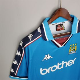 Retro Manchester City 1997/99 Home Jersey - Image 3