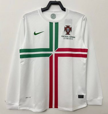 Retro Portugal 2012 Euro Cup Away Long Sleeve Jersey - Image 2