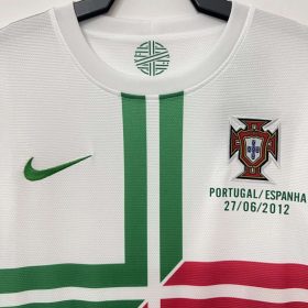 Retro Portugal 2012 Euro Cup Away Long Sleeve Jersey - Image 5