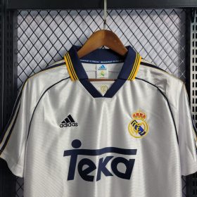 Retro Real Madrid 1998/00 Home Long Sleeve Jersey - Image 10