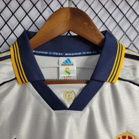 Retro Real Madrid 1998/00 Home Long Sleeve Jersey - Image 13