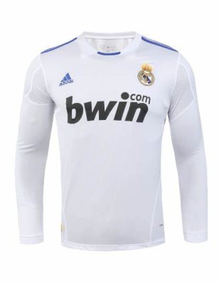 Retro Real Madrid 2010/11 Home Long Sleeve Jersey