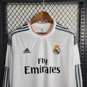 Retro Real Madrid 2013/14 Home Long Sleeve Jersey - Image 2