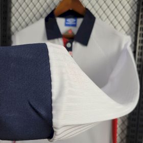 Retro England 1998 Home Long Jersey - Image 4