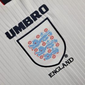 Retro England 1998 Home Long Jersey - Image 3