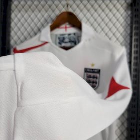 Retro England 2006 Home Long Sleeve Jersey - Image 3
