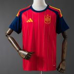 Mens Spain 2026 World Cup Home Jersey