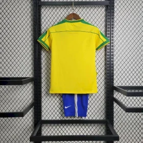 Retro Brazil 1998 Home Kids Kit - Image 6