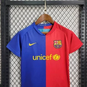 Retro Barcelona 2008/09 Home Kids Kit - Image 2