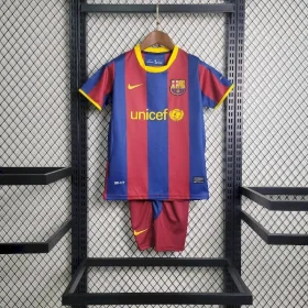 Retro Barcelona 2010/11 Home Kids Kit