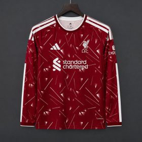 Mens Liverpool 2026/27 Home Long Sleeve Jersey