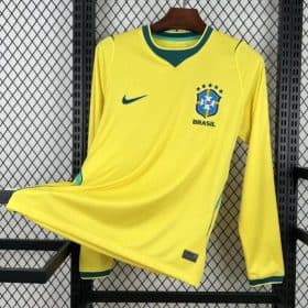 Brazil 2026 Home Long sleeves Mens Jersey