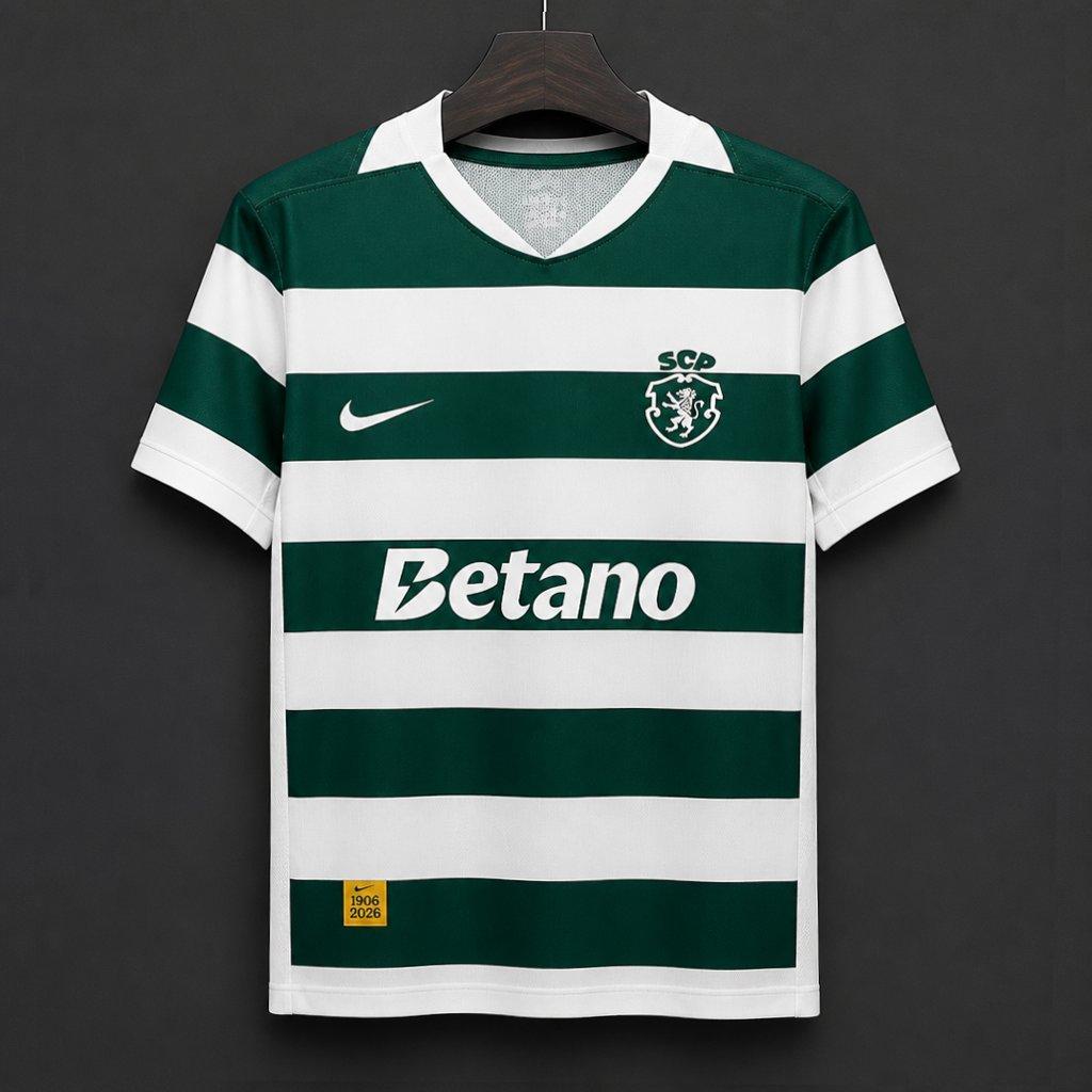 1b1cb7463ae8de2a6e13af5c Mens Sporting Lisbon 2026/27 Home Jersey - Image 1