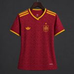 Womens Spain Away Red Special Edition Jersey