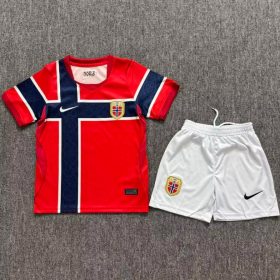 Kids Norway 2026 World Cup Home Kit