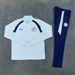 Mens Manchester City 2026/27 Half-Zip Sweater+Pant - Image 2